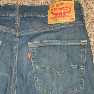 Levi's 508 Rinsed Playa 31x30 men's jeans
